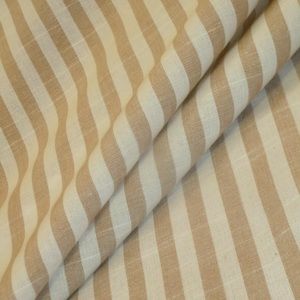 Natural Fiber Cotton Beach Stripe Sand Fabric